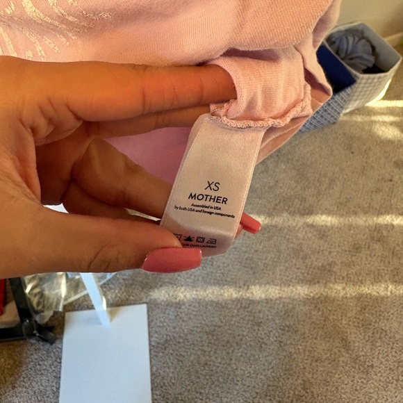 MOTHER Denim Pink Graphic Tee - Picture 4 of 4